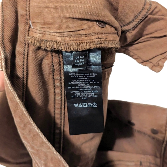 We The Free Makai Distressed Cutoff Shorts Womens Size 26 Brown Washed Chocolate - Picture 10 of 16